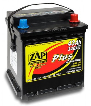 ZAP Batteries Autobaterie ZAP 43Ah, 12V