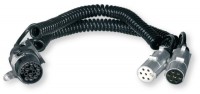 Spirálový kabel 15/2x7 pólů,4,5m