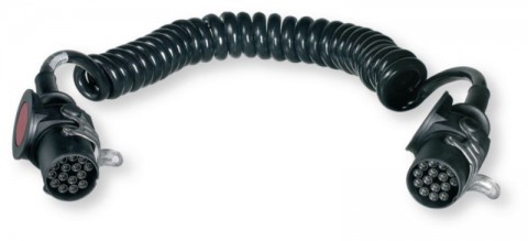 Spirál kabel 15-pol,4,5m