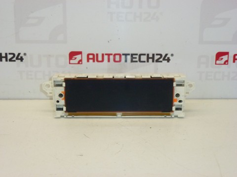 Display rádia počítače PEUGEOT 307 9663230780