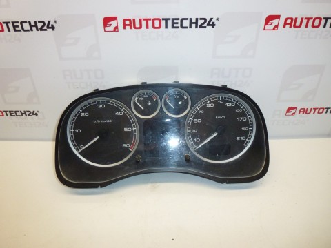 Tachometr PEUGEOT 307 najeto 168 tisíc km 9651299680 6104ZS