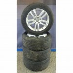 AUDI Q7 4L0 sada kol s pneu 255/55 R18 8,5Jx18H2 ET58  4L0601025B  8Z8 - poškozené 2 disky