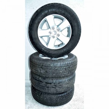 SUZUKI sada kol s pneu 225/70 R16 6Jx16H2 ET45  4321065J10 - poškozené disky