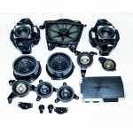 sada reproduktorů BOSE + zesilovač AUDI A8 4H0 lift  4G0035223C  4H0035297  4H0035481A