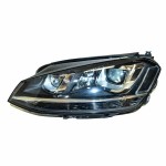 světlomet přední levý - kompletní xenon LED VW Golf VII 5G0  5G1941031 - lehce poškrábaný