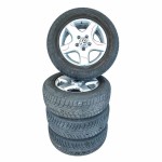 VW Touareg 7LA 7L6 sada kol s pneu 235/65 R17 7,5Jx17H2 ET55  7L6601025B - pošk. disky