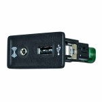 přípojka pro externí audio zdroje - konektor AUX-IN + USB VW Golf VII 5G0  5G0035222