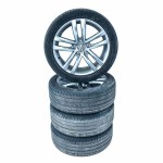 VW Golf VII 5G0 sada kol s pneu 225/45 R17 7Jx17H2 ET49  5G0601025AE  Z49 - 1x pošk. disk