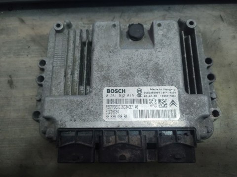 JEDNOTKA MOTORU BOSCH CITROEN BERLINGO ll, 9HX 1,6HDI 66KW, 9661032980, 0281012619