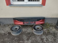 368. PŘEDNÍ NÁRAZNÍK PEUGEOT 206, OD-98, VÍNOVÝ