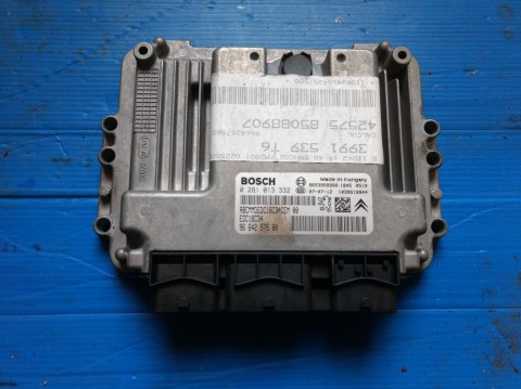 JEDNOTKA MOTORU BOSCH, 0281013332, PEUGEOT 307, 9HX, 9HV 1,6HDI 66KW