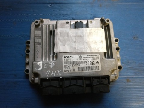 JEDNOTKA MOTORU BOSCH, 0281013332, PEUGEOT 307, 9HX, 9HV 1,6HDI 66KW