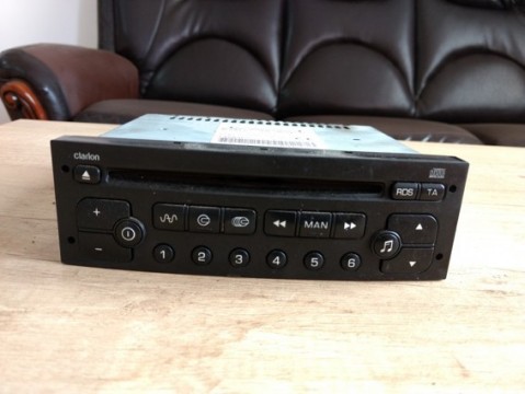 RADIO S CD CLARION 96635824XT, PEUGEOT, CITROEN