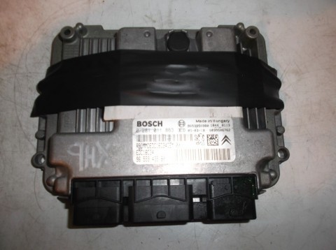 JEDNOTKA MOTORU BOSCH 0281011863, CITROEN C4, 9HX 1,6HDI, 66KW