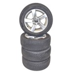 VW Passat B7 3AA sada kol BARCELONA s pneu 215/55 R16 7Jx16H2 ET45  3AA601025A  8Z8