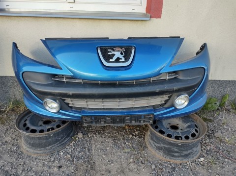 471. PŘEDNÍ NÁRAZNÍK PEUGEOT 207, OD-06, MODRÝ