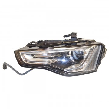 světlomet přední levý - kompletní xenon LED AUDI A5 8T0 lift 8T0941005C - lehce poškrábaný